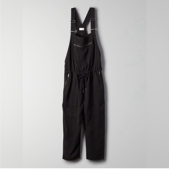 Aritzia Wilfred Free Black Overalls - Picture 1 of 4